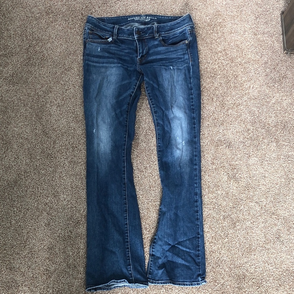 American Eagle Outfitters Dark Blue Boot Cut Jeans